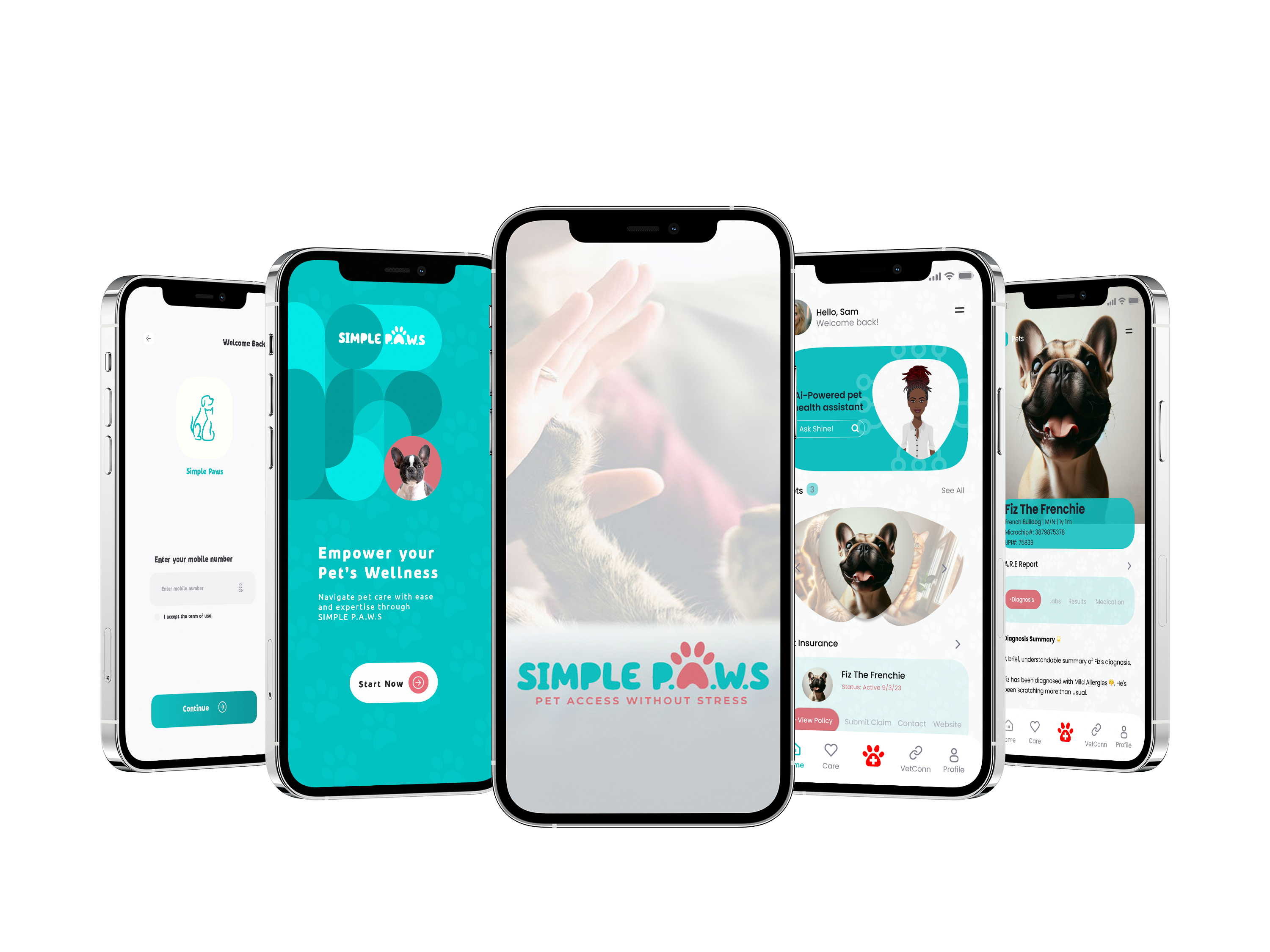 Simple P.A.W.S. mobile app